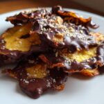 Chocolate Dipped Apple Chips