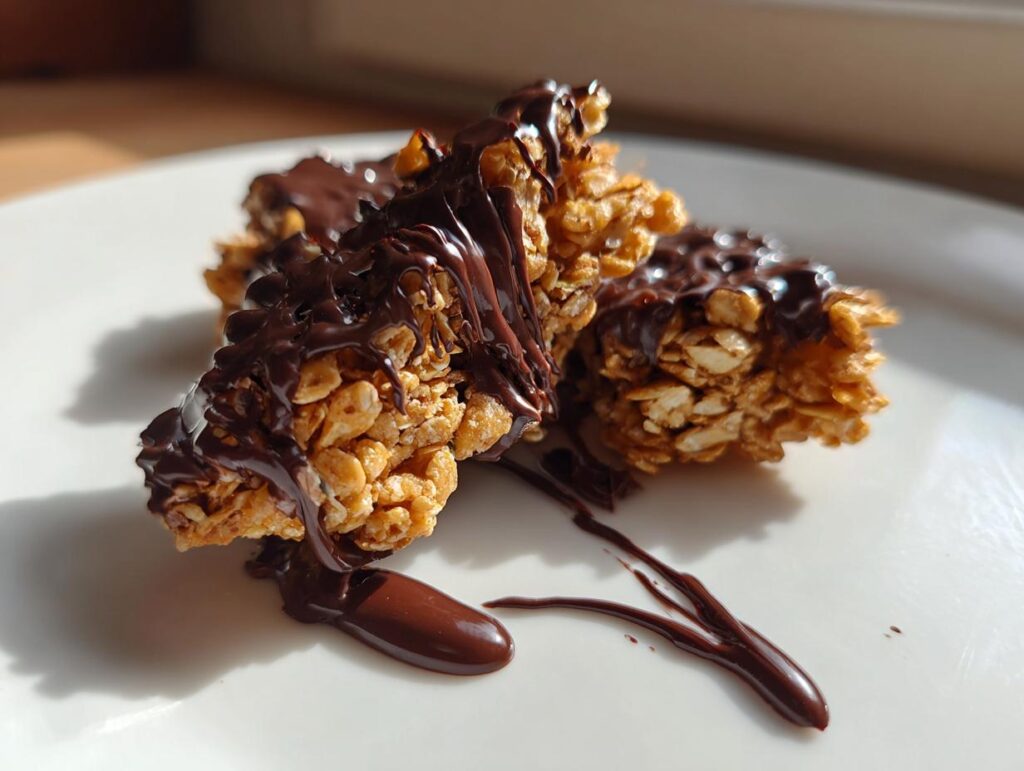 Chocolate Dipped Seed Brittle