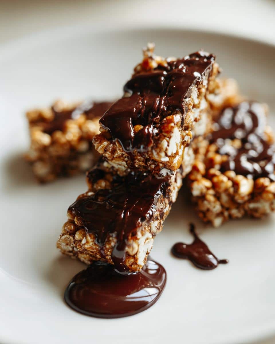 Chocolate Dipped Seed Brittle - detail 2