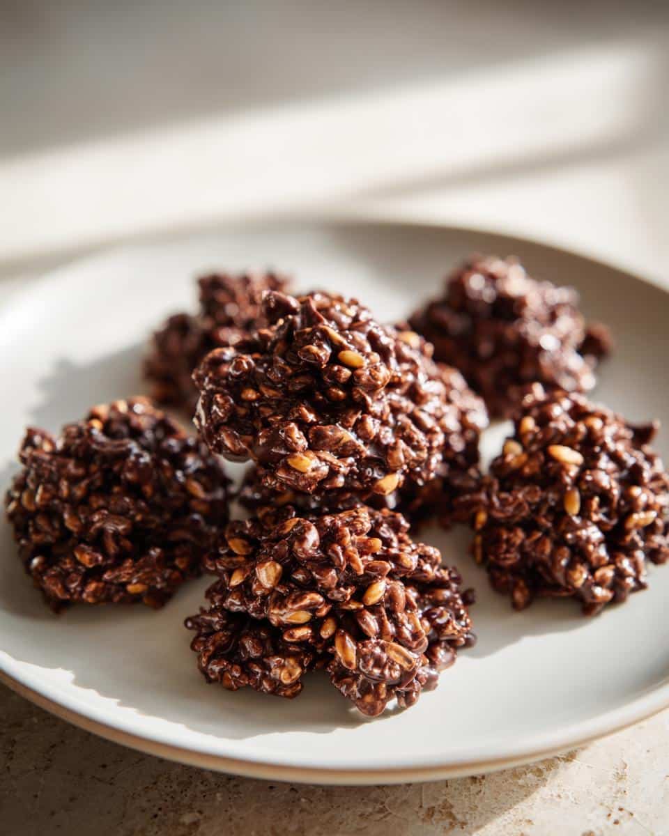 Chocolate Seed Clusters - detail 1