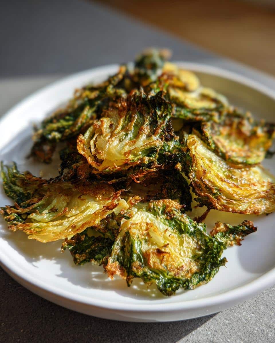 Crispy Air Fryer Cabbage Chips - detail 2