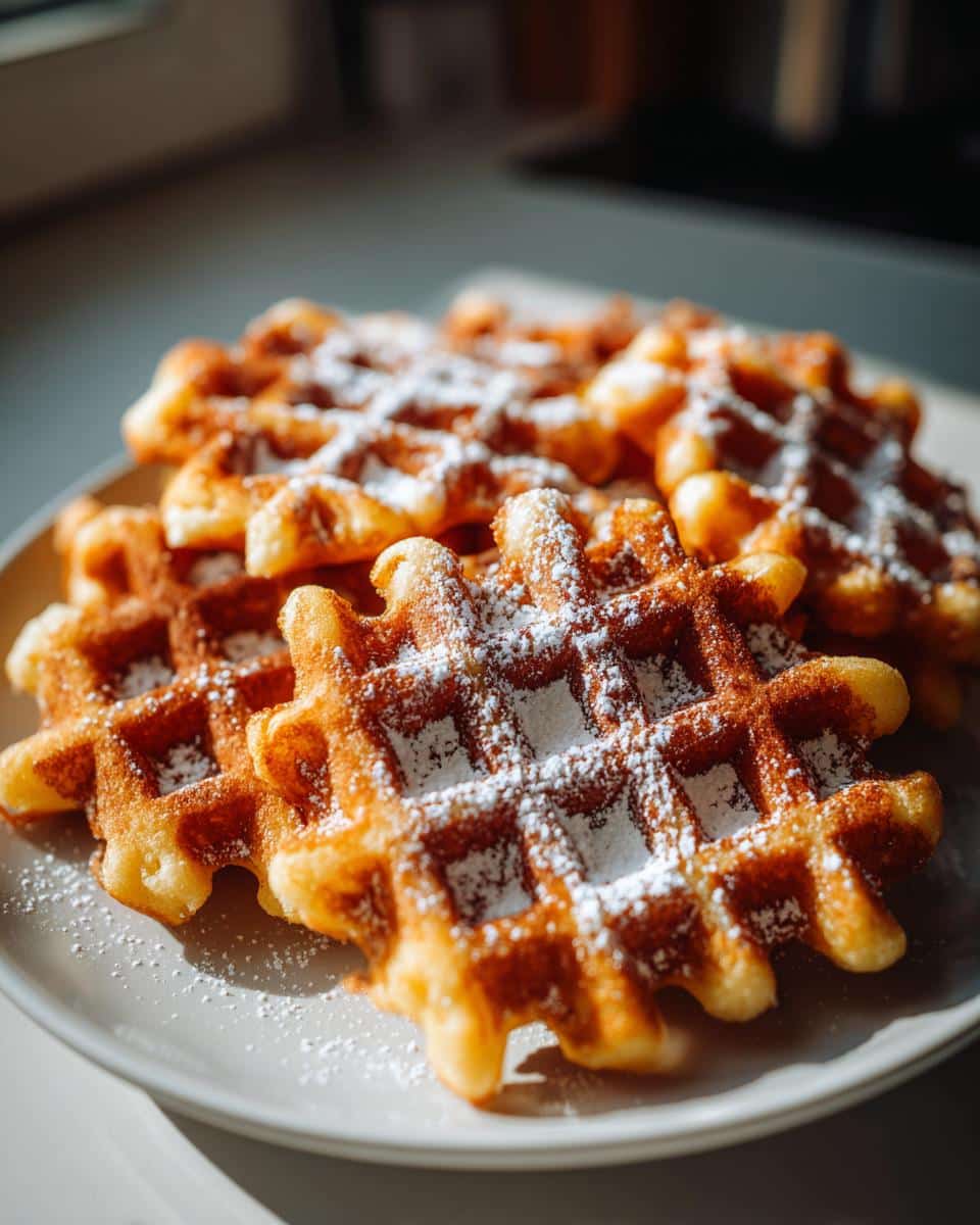 Crispy Cornmeal Waffles - detail 1