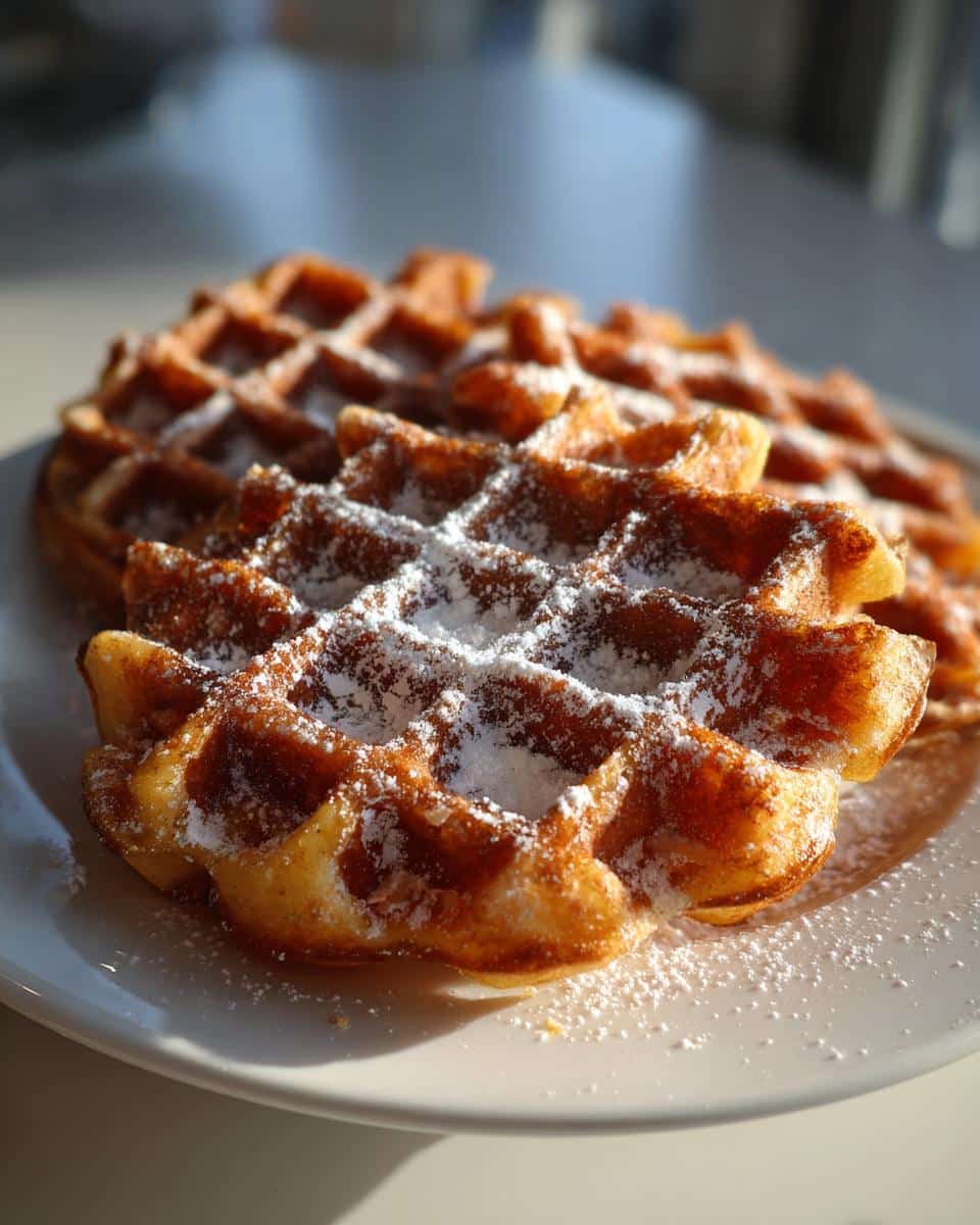 Crispy Cornmeal Waffles - detail 2