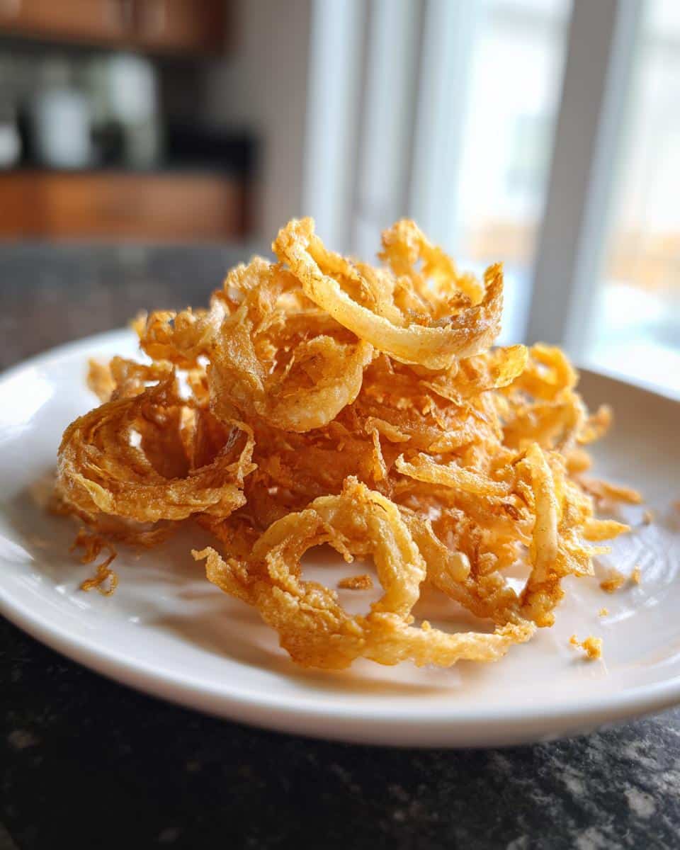 Crispy Onion Strings - detail 2
