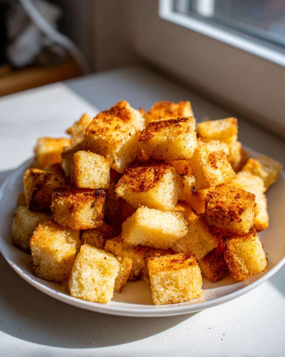 Crispy Polenta Croutons - detail 2