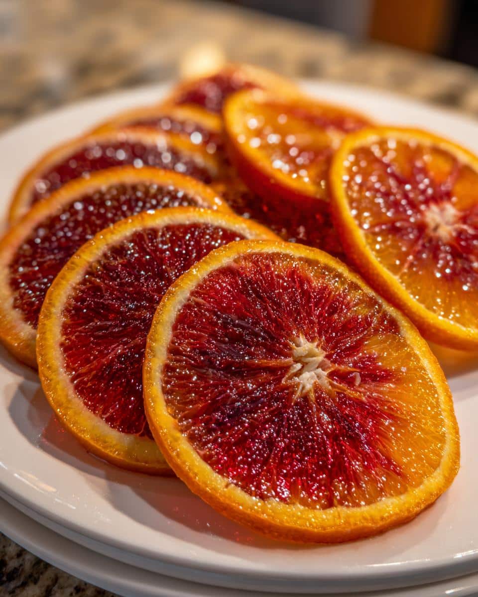 Dried Blood Orange Wheels - detail 1