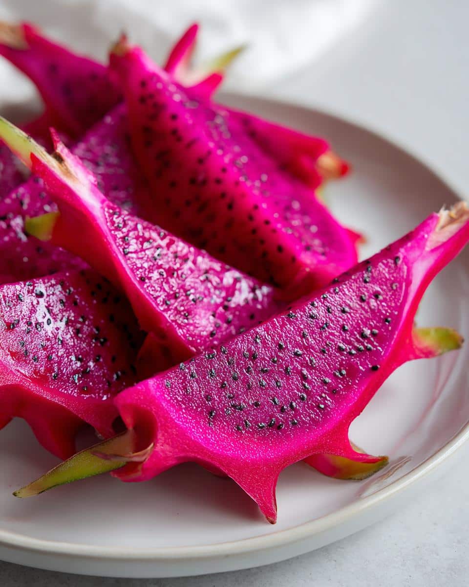 Dried Dragon Fruit Garnishes - detail 1