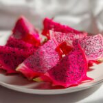 Dried Dragon Fruit Garnishes