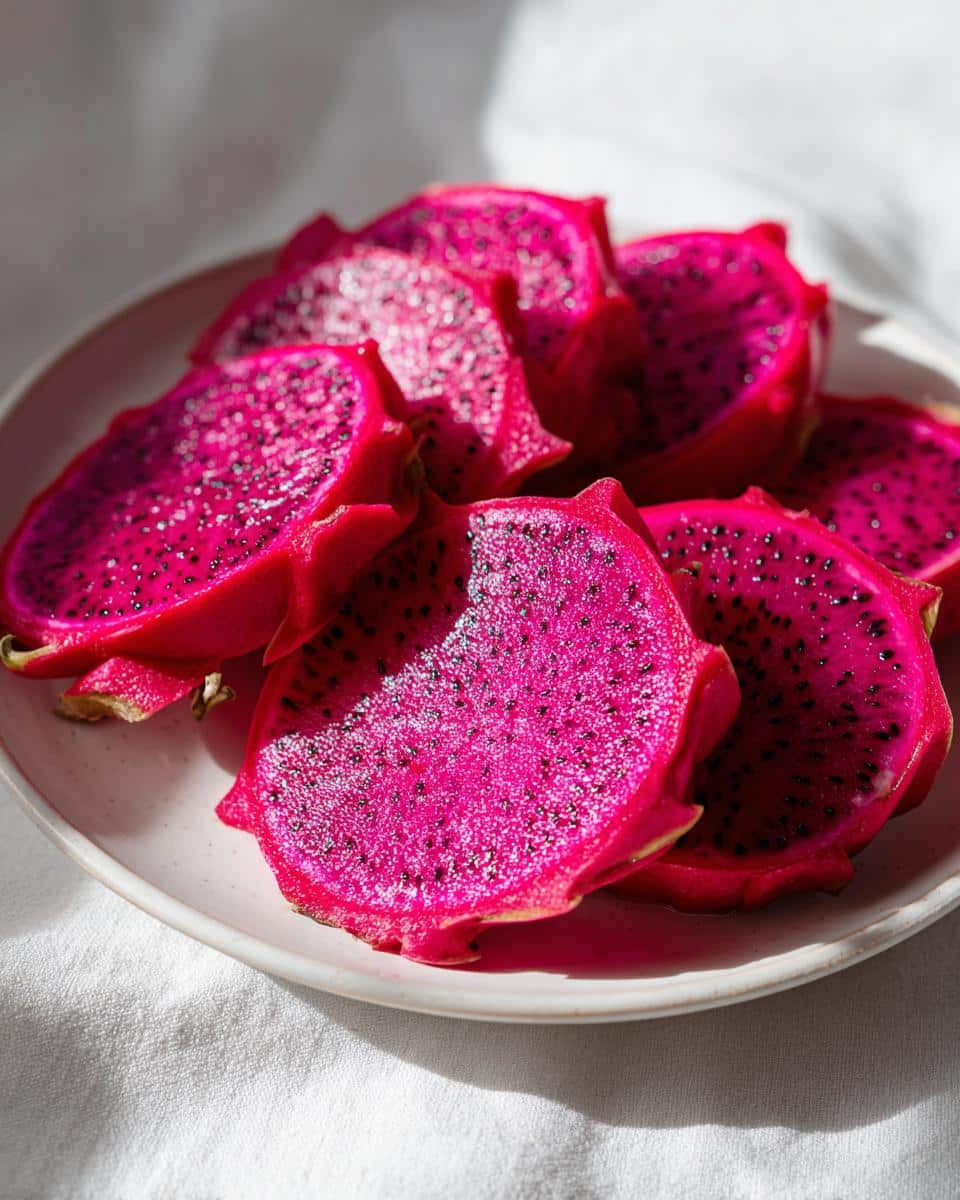 Dried Dragon Fruit Garnishes - detail 2