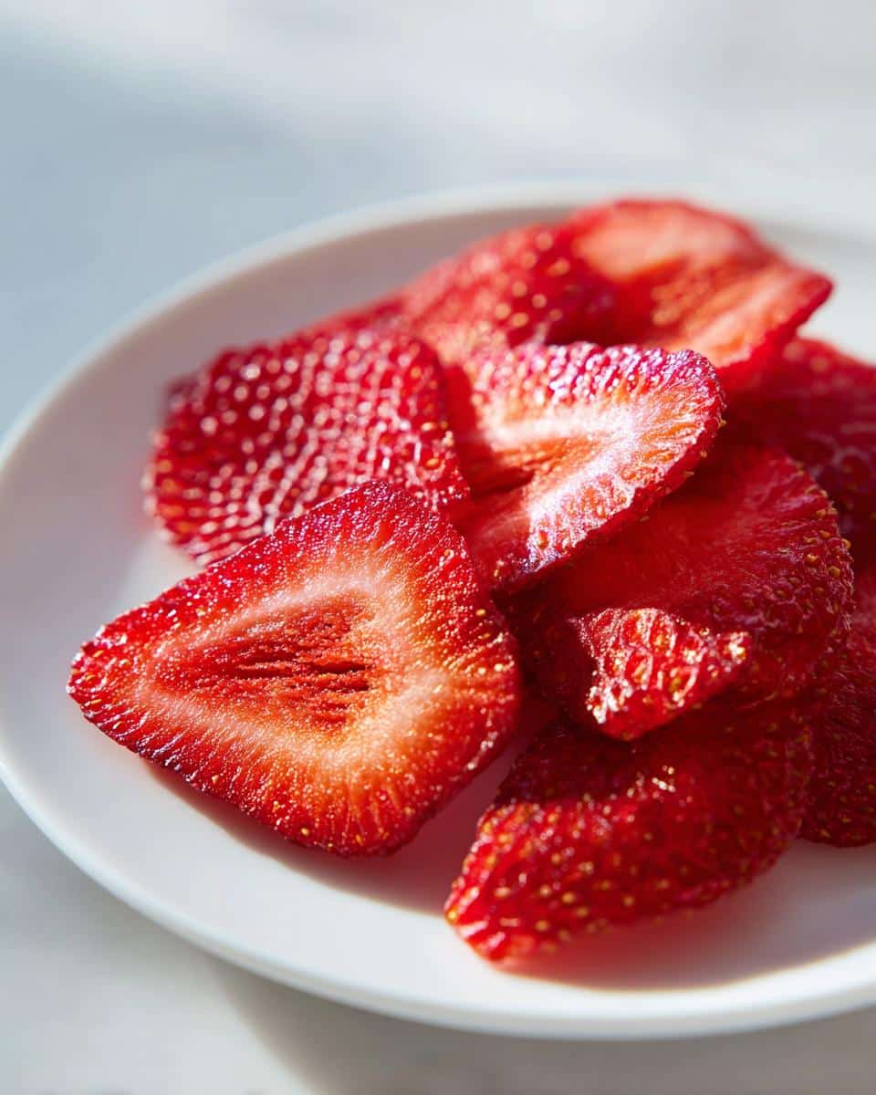 Dried Strawberry Slices - detail 1