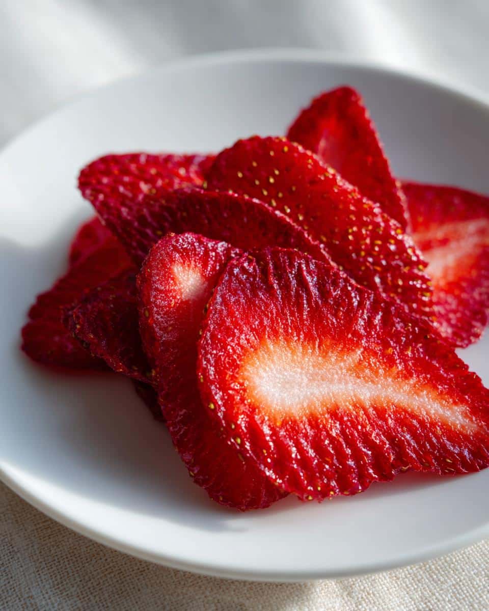 Dried Strawberry Slices - detail 2