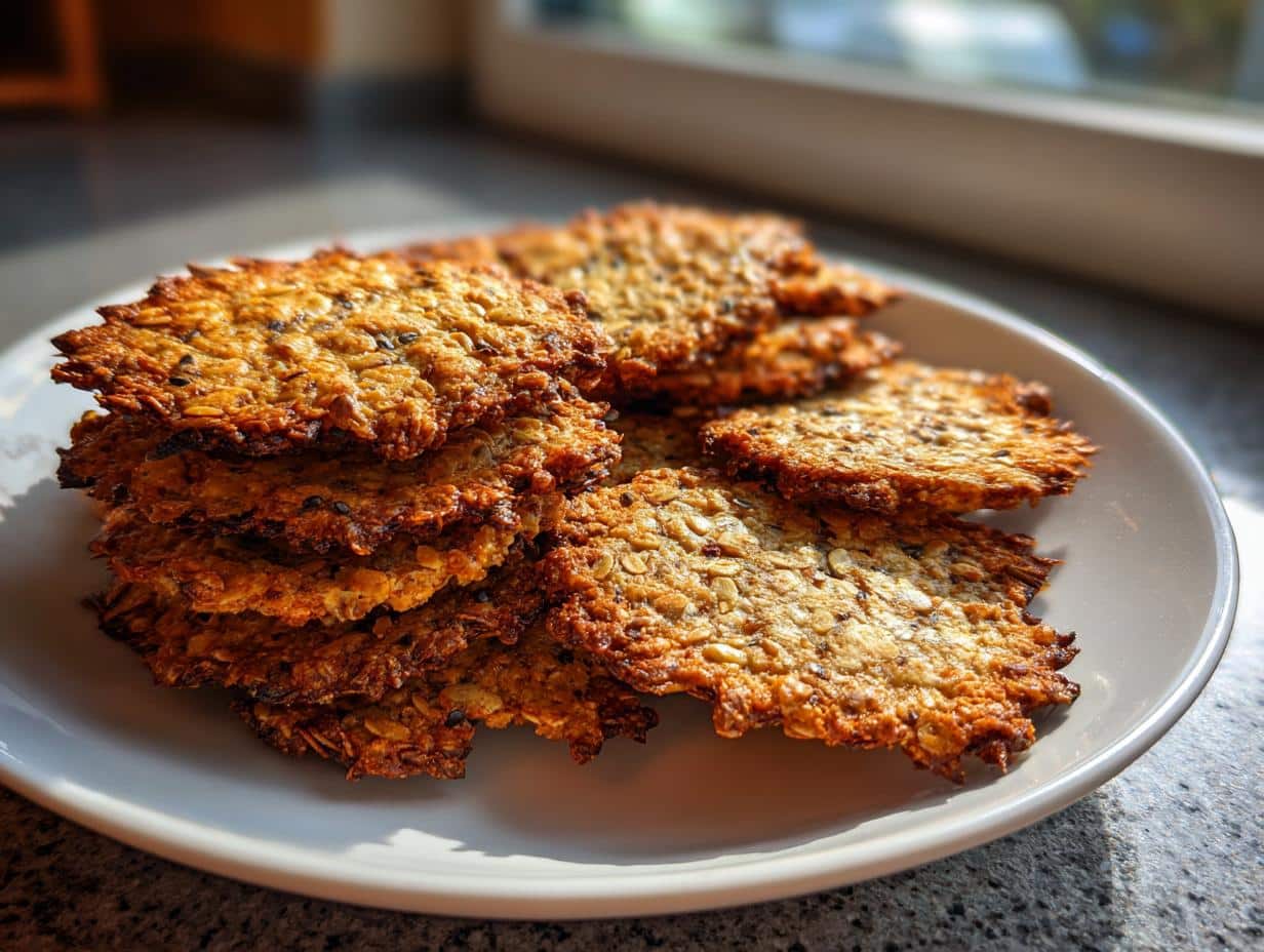 Flaxseed Crackers - detail 1