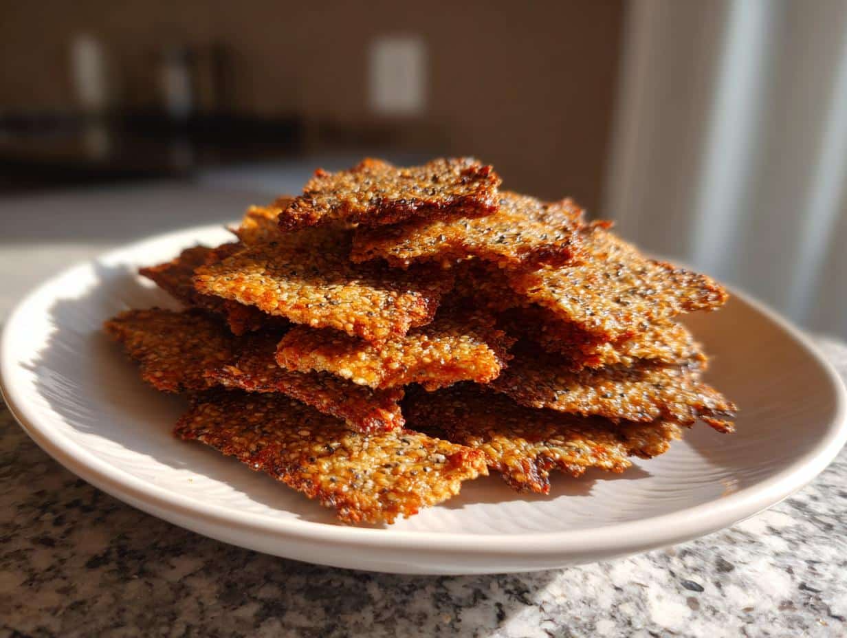 Flaxseed Crackers - detail 2