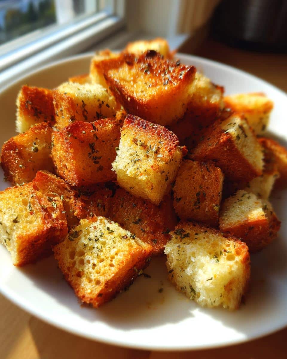 Homemade Croutons - detail 2