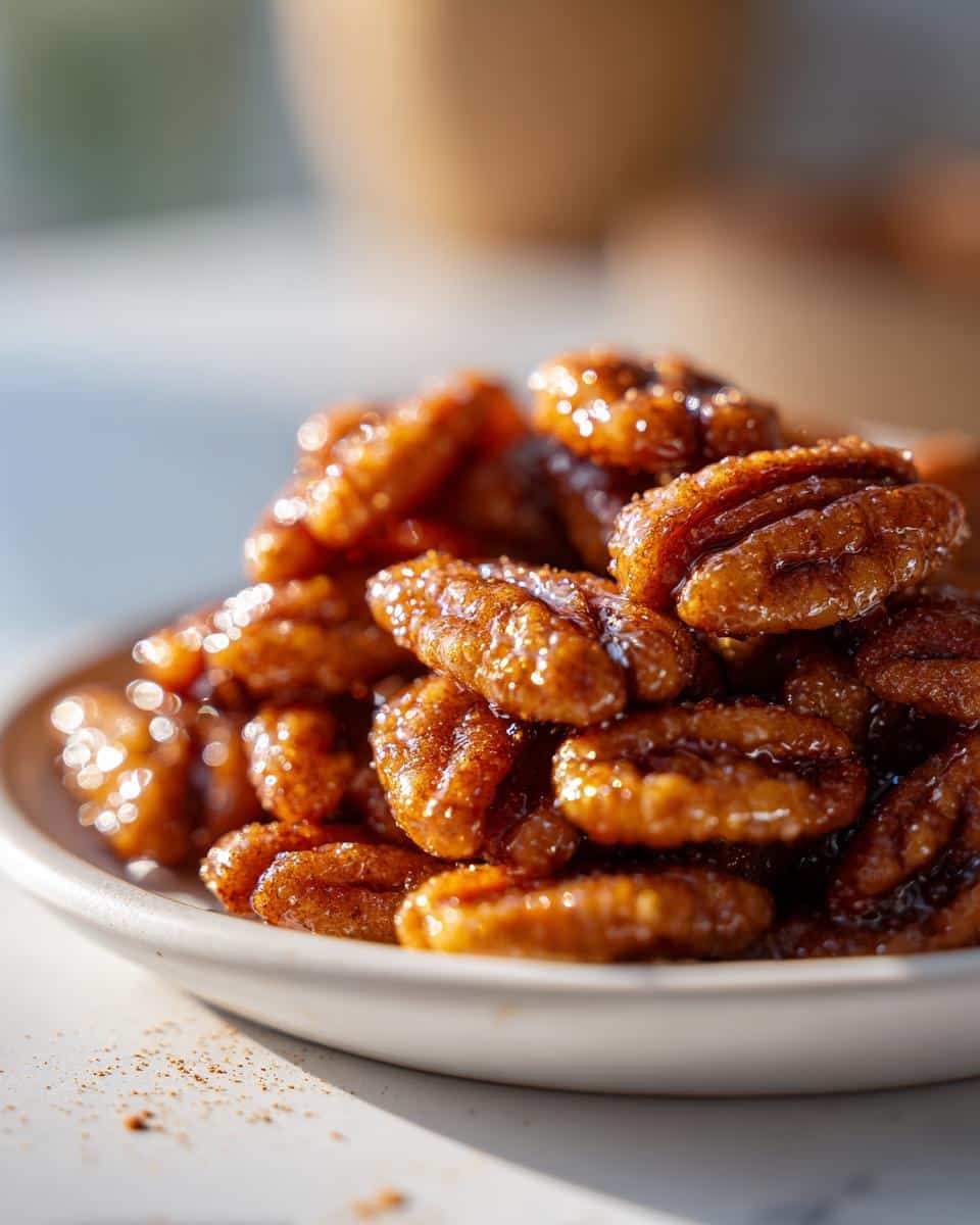 Honey Glazed Pecans - detail 1