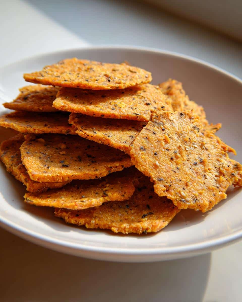 Lentil Flour Crackers - detail 2