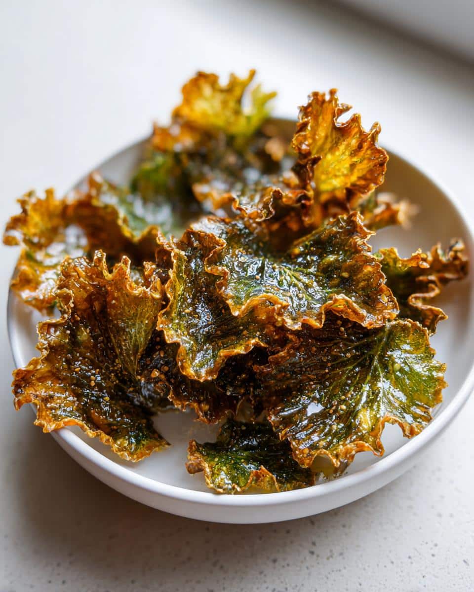 Mustard Green Crisps - detail 1