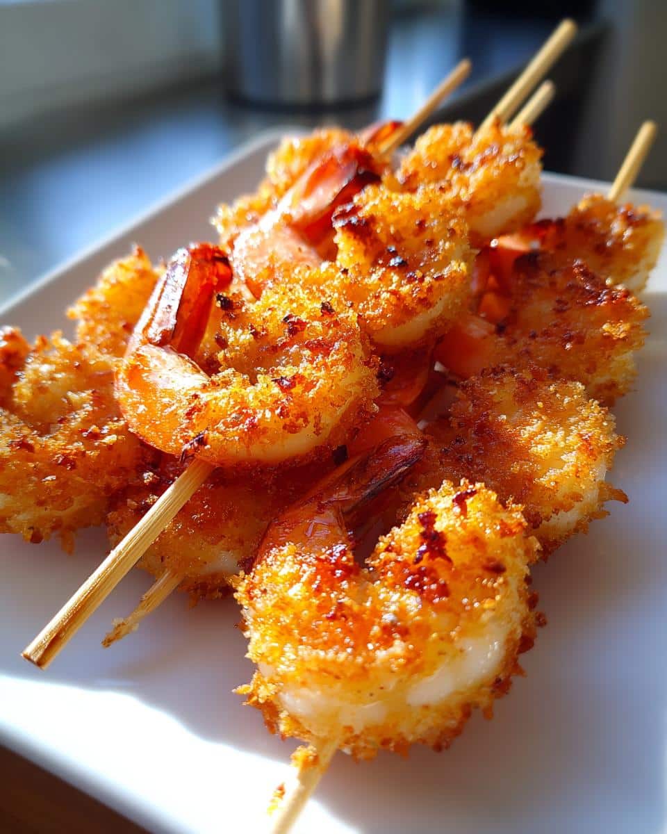 Panko Shrimp Skewers - detail 1
