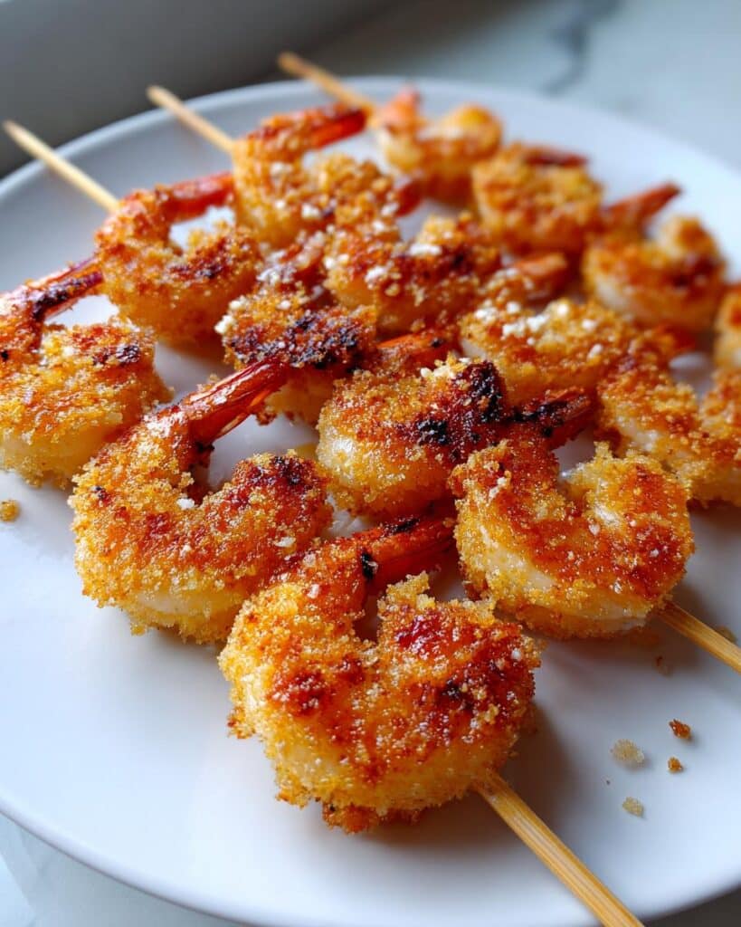 Panko Shrimp Skewers