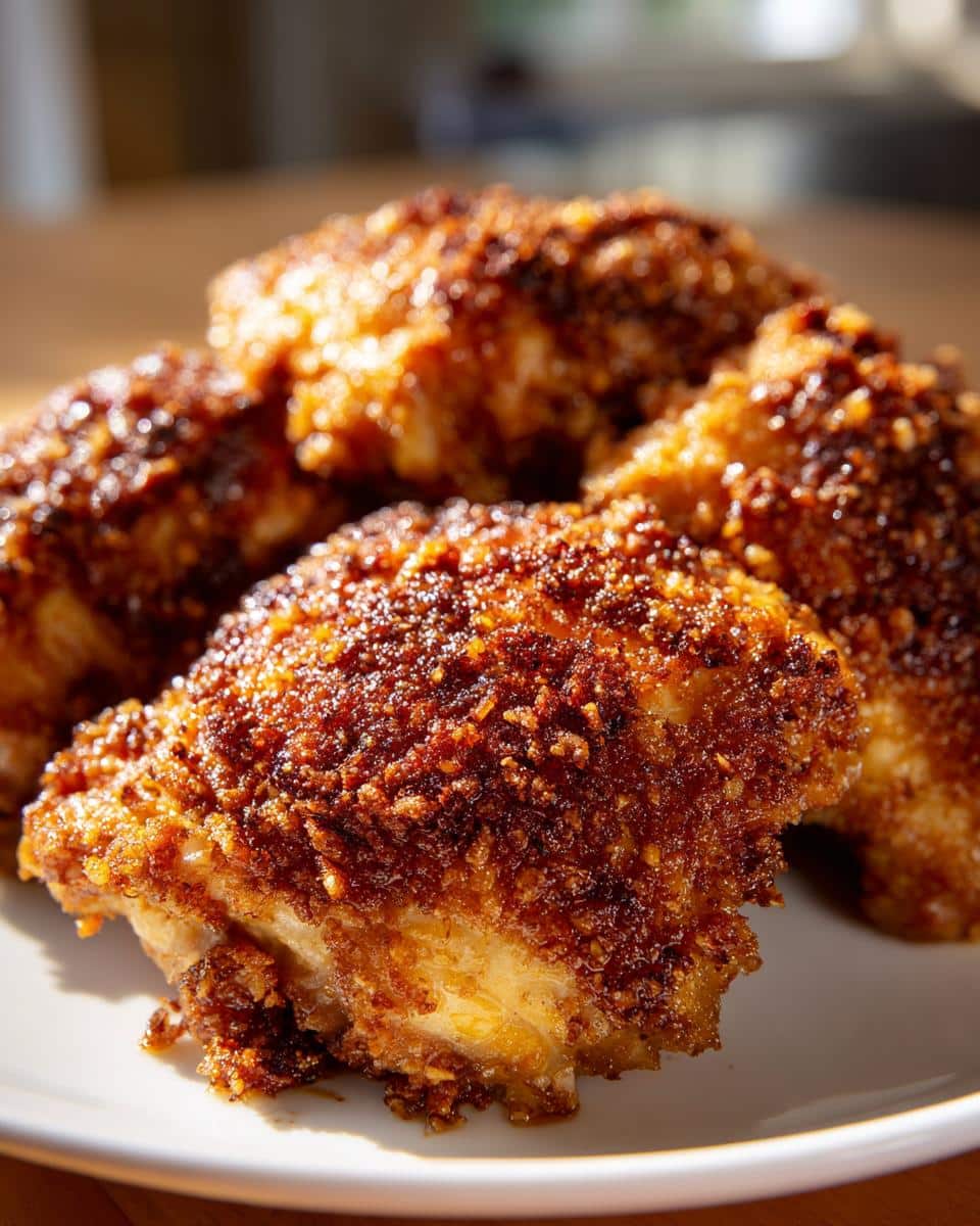 Pecan Crusted Chicken Thighs - detail 1
