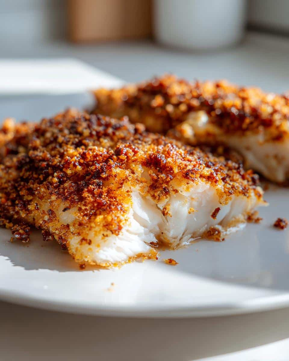 Pecan Crusted Tilapia - detail 1