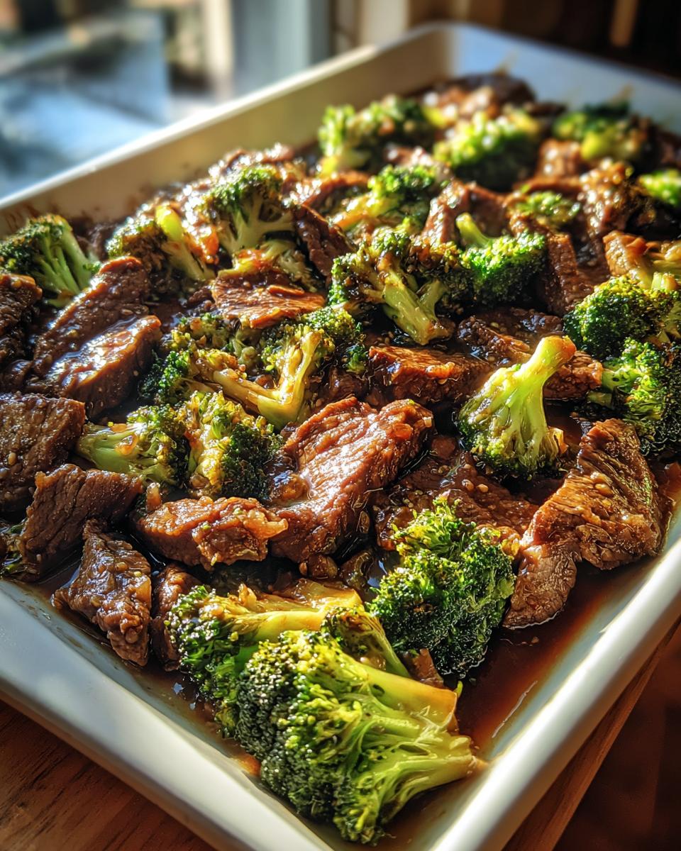 Sheet Pan Beef & Broccoli - detail 1