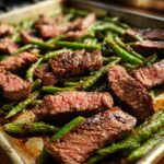 Sheet Pan Beef & Snap Peas