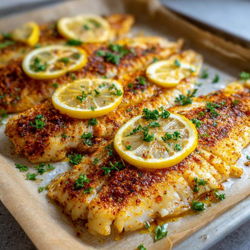 Sheet Pan Flounder Fillets - detail 1