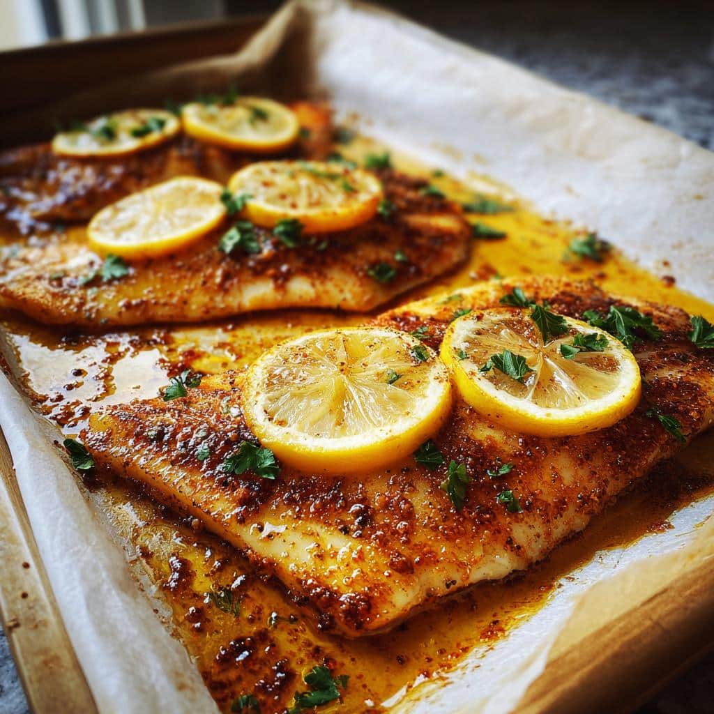 Sheet Pan Flounder Fillets - detail 2