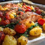 Sheet Pan Salmon & Gnocchi