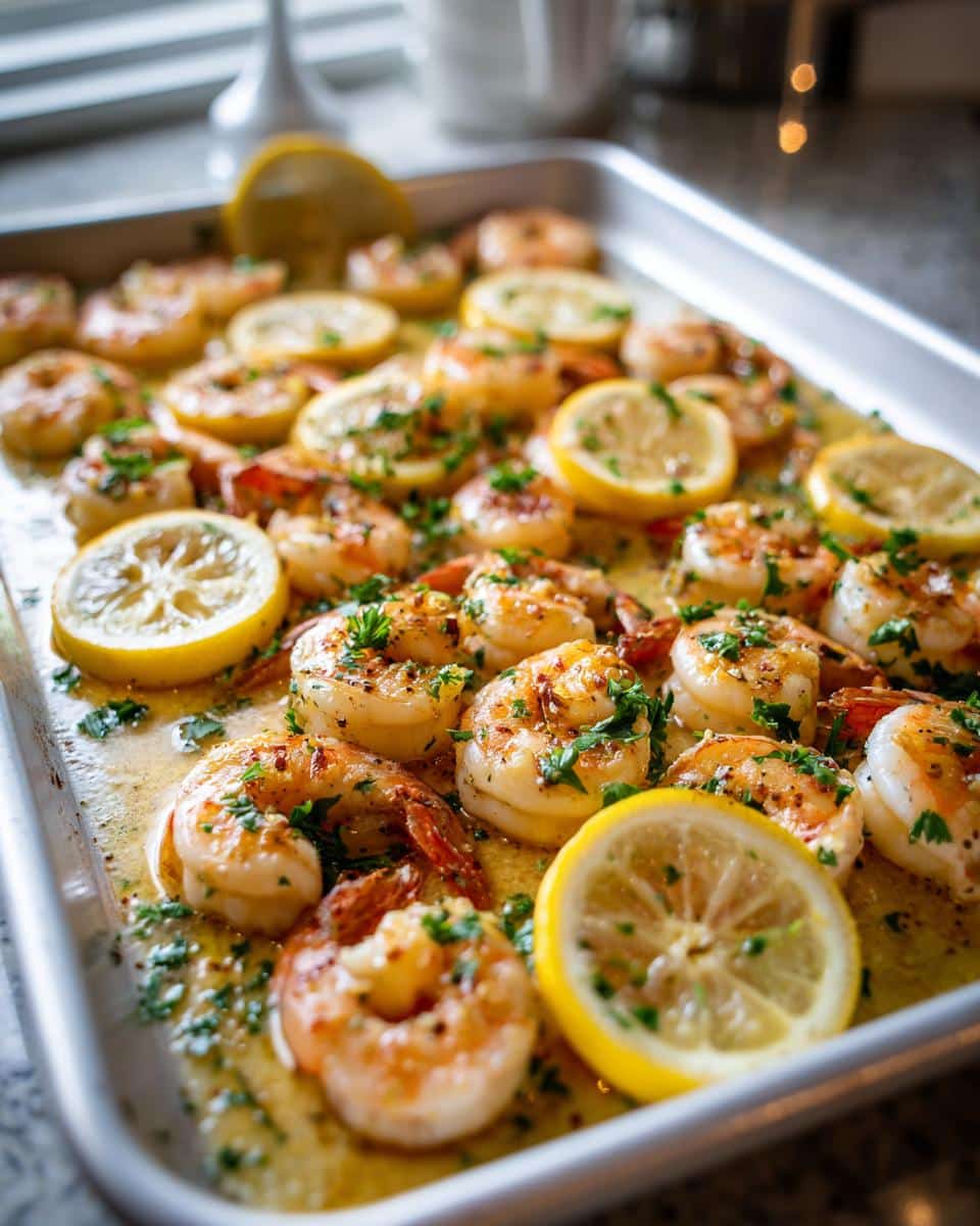 Sheet Pan Shrimp Scampi - detail 1