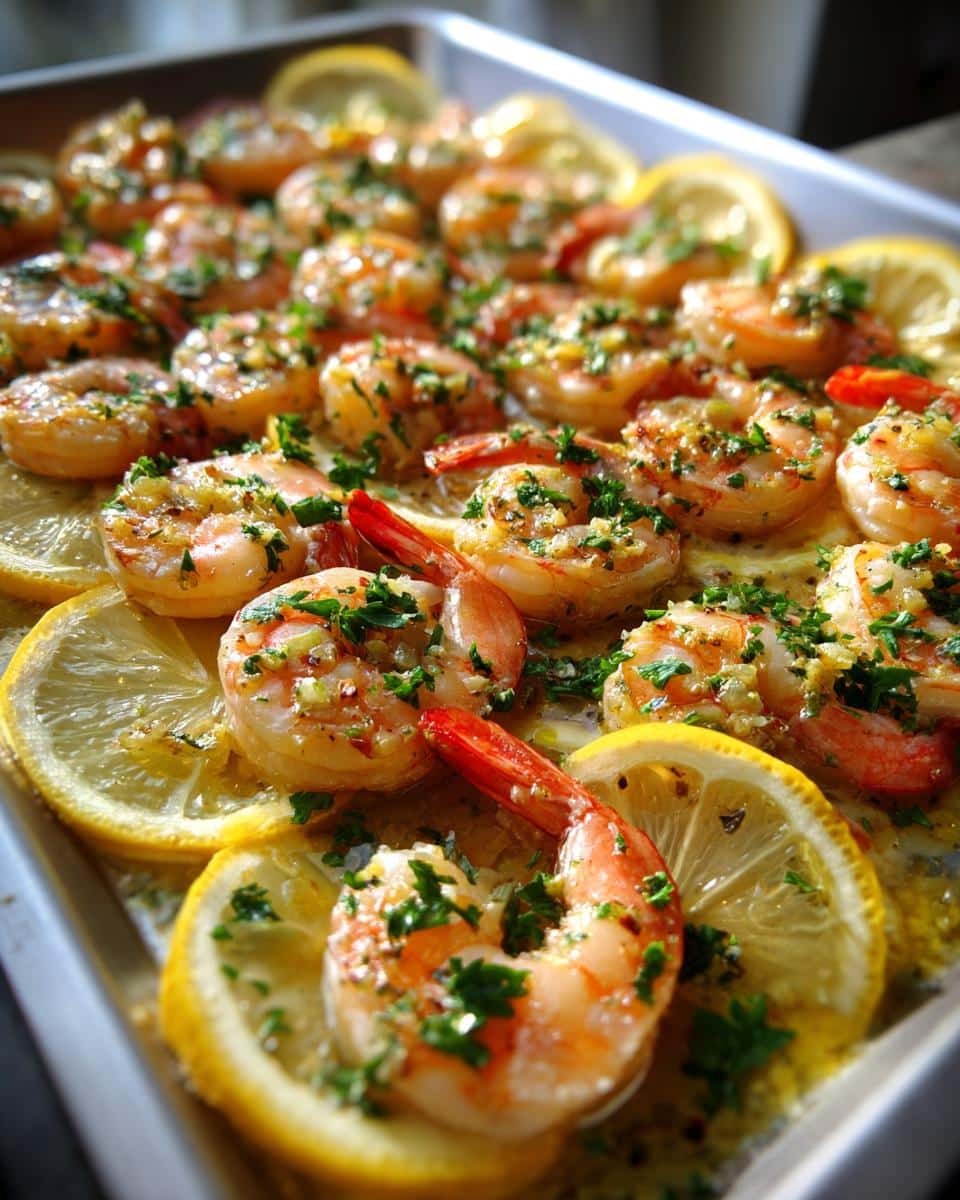 Sheet Pan Shrimp Scampi - detail 2