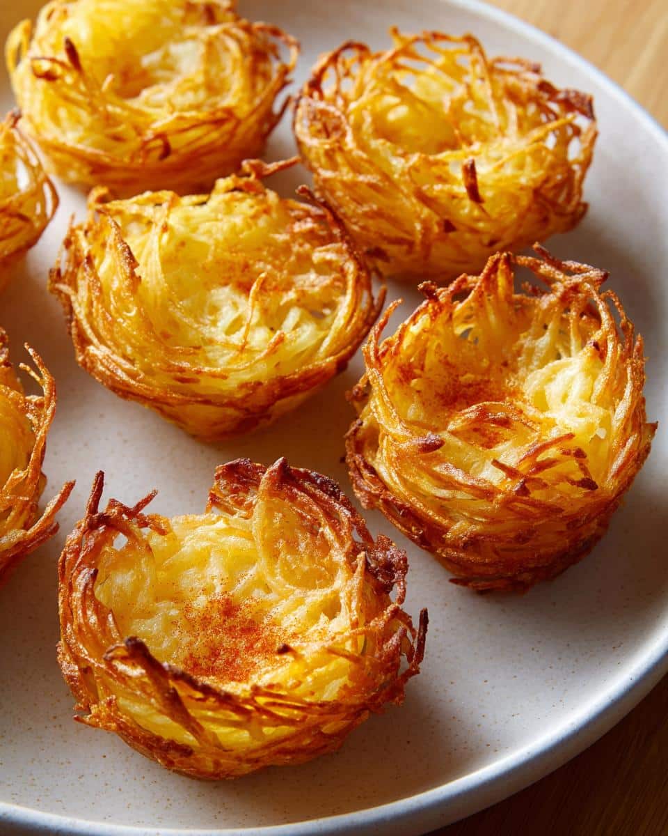 Shredded Potato Nests - detail 2