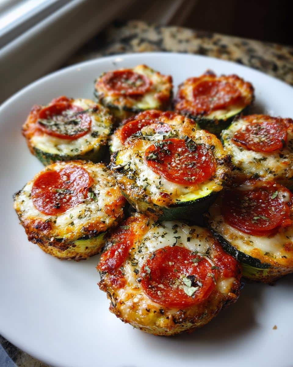 Zucchini Pizza Bites - detail 2