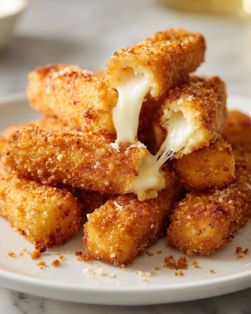 Baked Mozzarella Sticks