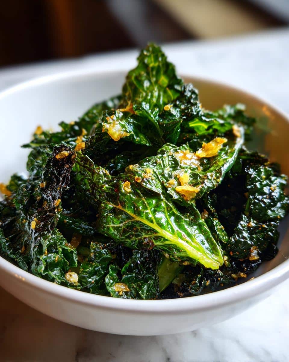 Blistered Kale & Cabbage - detail 1