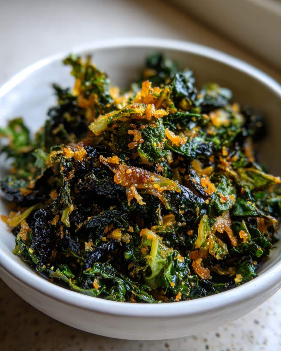 Blistered Kale & Cabbage - detail 2