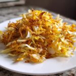 Crispy Air Fryer Cabbage Slaw