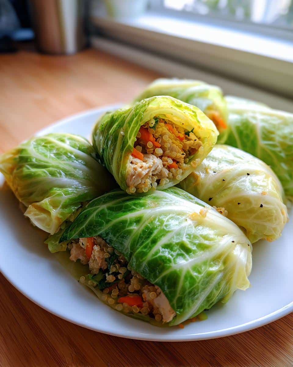 Crispy Cabbage Leaf Wraps - detail 1