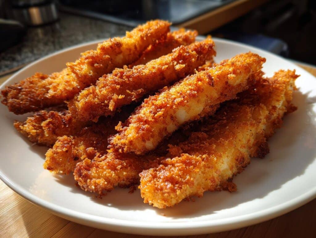 Crispy Panko Fish Strips