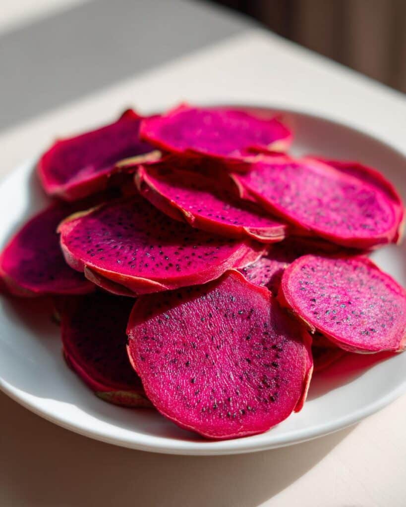 Dried Dragon Fruit Rounds