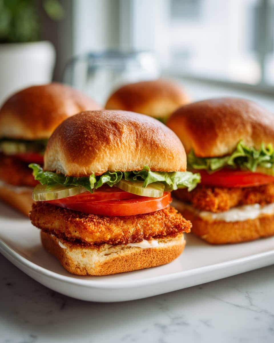 Mini Chicken Sliders - detail 2