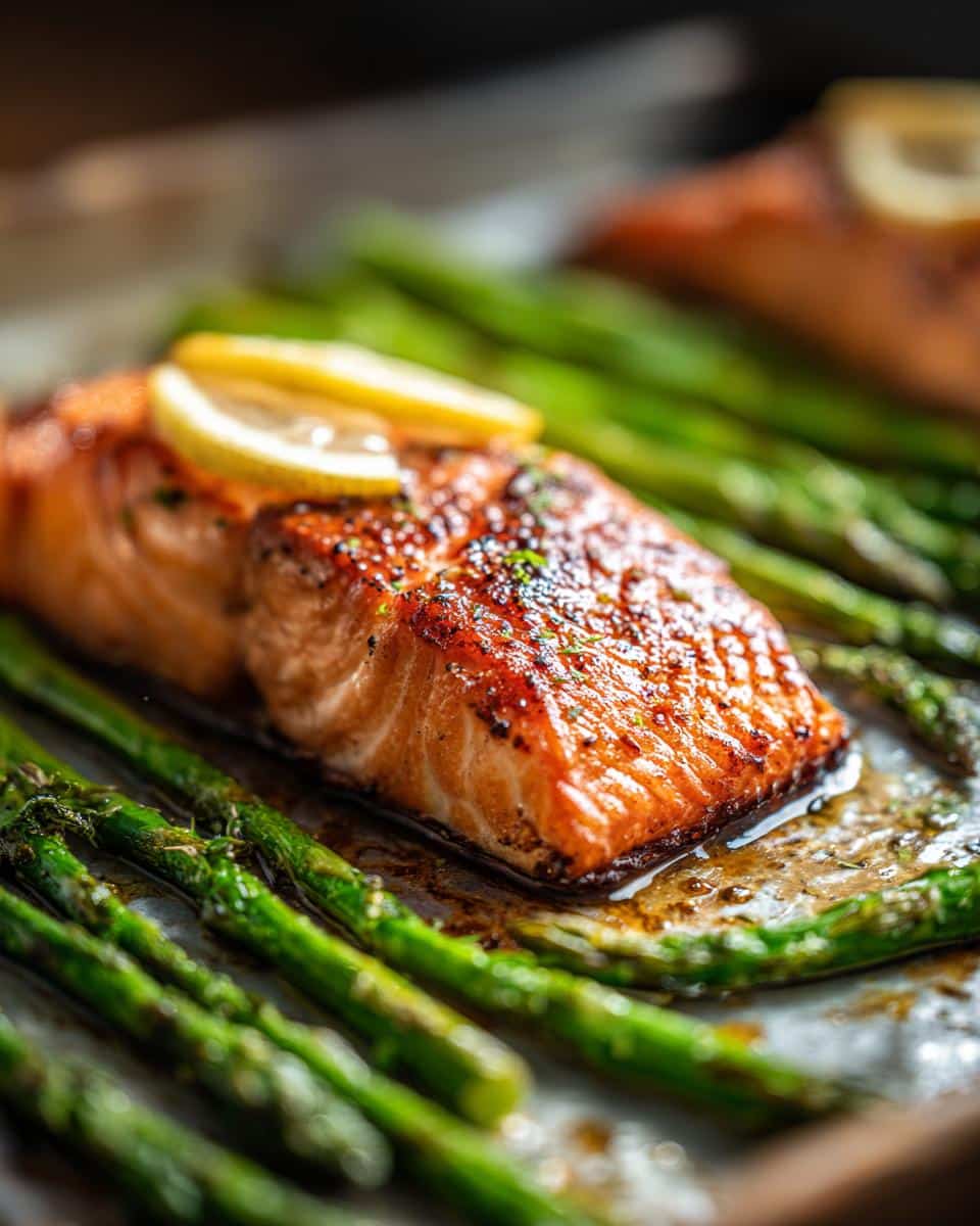 Sheet Pan Salmon & Asparagus - detail 1