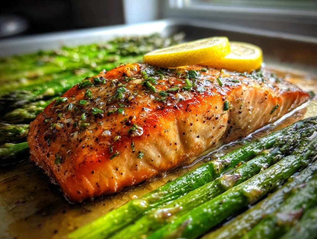 Sheet Pan Salmon & Asparagus