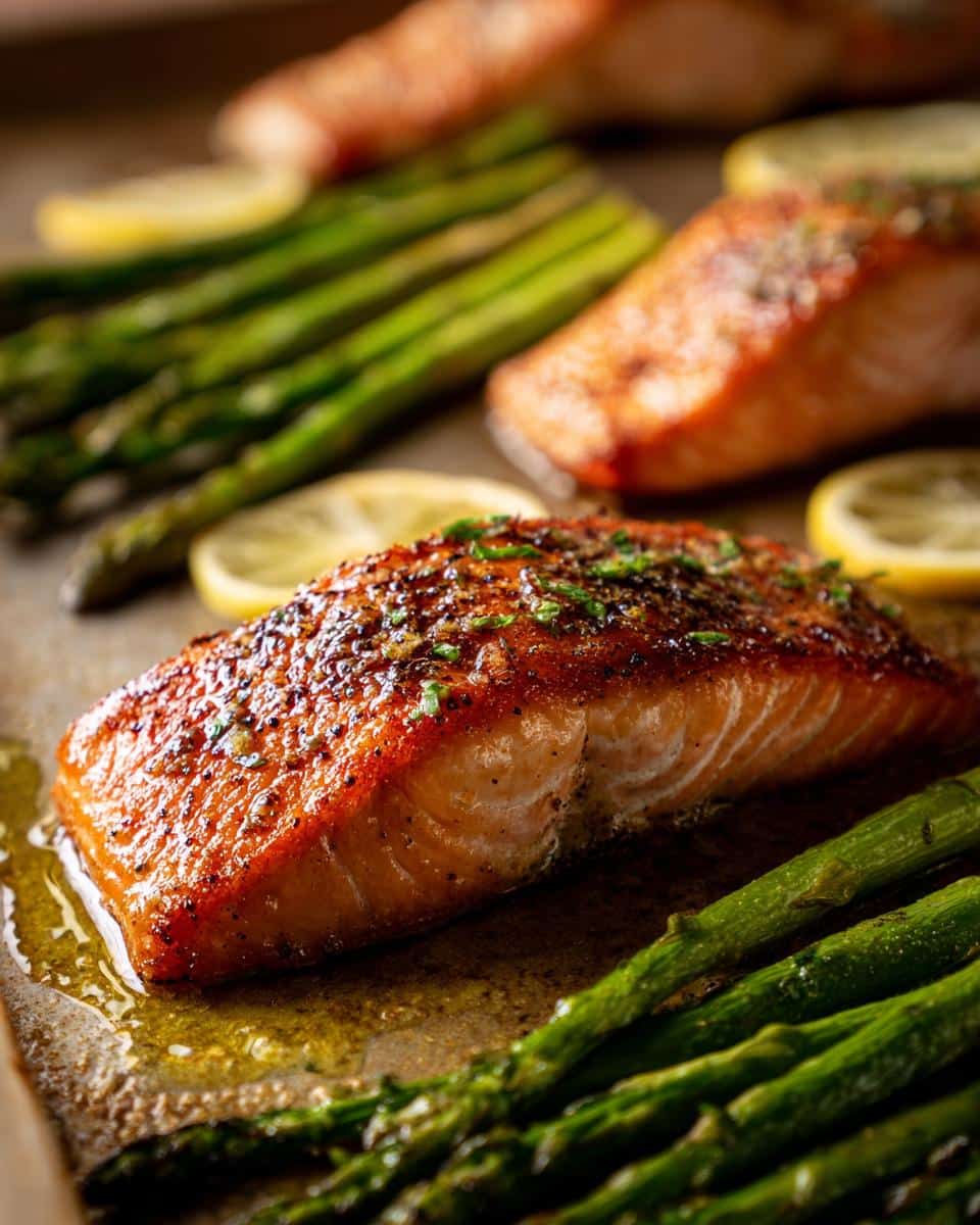 Sheet Pan Salmon & Asparagus - detail 2