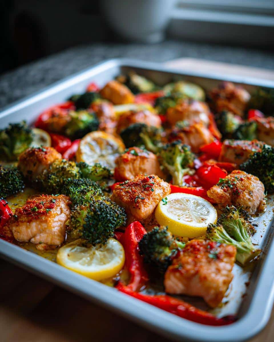 Sheet Pan Salmon Bites - detail 2